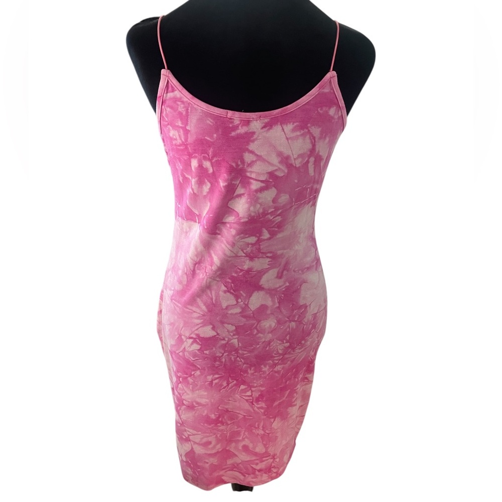 Pink and White tie died, Dreamy Watercolor Design, Large, New - Picture 3 of 7